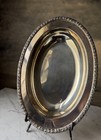 Vintage Henley Community Oneida Silver Plate   Ornate Serving Plate  12    X 8   