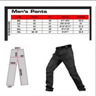 Men Tactical Cargo Pants Soldier Straight-fit Work Combat Trousers Outdoor Us