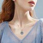 Urone Locket Necklace For Women 925 Sterling Silver Tree Of Life Photo Pendan   