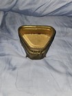 Vintage 50 s Gilt French Ormolu Jewelry Trinket Dresser Box Beveled Glass Lid