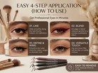 4pcs Gel Eyeliner Pencil Set Waterproof Smudge Proof Eye Makeup Matte   Metallic