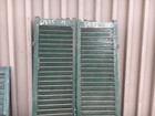Pair C1900 Louvered Victorian Window House Shutter Maine 69 75  X 14  X 1 3 8 