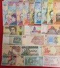 25 Pcs Of Different World Banknotes Unc World Paper Money 