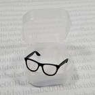 Glasses Q 11 5  1 6 Female Fashion Doll Black Frame Clear Lens Reading Accessory