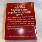 Vintage 1979 Uno Card Game International Games Inc   New  cards Sealed 