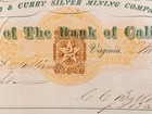 1872 Used Check  rn-c21b W imprinted Nevada Rev   Bank Of Ca  Gould   Curry