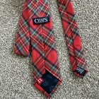 Kids Chaps Red Plaid Neck Tie Boys Christmas Tie Holiday Tie 48    L X 2 75    W