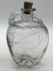 Lot Of 2 Antique White House Apple Shaped Cider Vinegar Quart Bottles