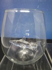 Pair Of   Stemless Wine Glasses With 3d Shark Inside 10 Oz Tumblers