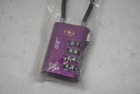 Forge Tsa Luggage Cable Locks Set Of 2 Purple 4-dial Combination Travel Padlocks