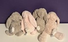 Jellycat London Smudge Rabbit Bashful Bunny Plush Lot Stuffed Animal Retired
