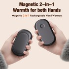 2 Pack Hand Warmers Rechargeable  Portable Electric Hand Warmers Reusable