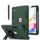 For Apple Ipad 10th Gen ipad  a16  Case Heavy Duty Shockproof Rugged Stand Cover