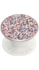 Premium Popsockets Sparkle Rosebud Cell Phone Pop Grip Pink Swappable Top