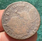 1787 Connecticut Miller 38-gg Rarity 3 Colonial Copper Half Penny Coin 
