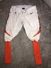 Rare Team Issued  73 Cincinnati Bengals White Nfl Game Used Pants Men   s Size 42
