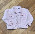 Vintage Sesame Street Pink Jean Jacket With Big Bird