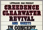 Creedence Clearwater Revival Rare Vintage Original Frankfurt 1971 Concert Poster