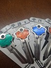 6x Kwikset Kw10 Colorplus Key Blanks Mixed Colors Hillman  97 Free Ship  lsk06 