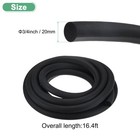 Foam Backer Rod  16 4ft X 3 4    L X D   Backer Rod Foam Caulk Saver  black 