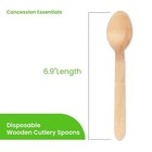Disposable Wooden Cutlery Spoons  Compostable And Earth Friendly