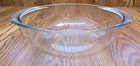 Vintage Pyrex  024 Clear Borosillicate Glass 2 Qt 8 1 2  Serving Roasting Bowl