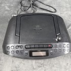 Sony Cfd-s70 Boombox Cd Player Radio Stereo Cassette - Black Tested   Working