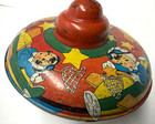 Vintage Tin Litho Spinning Top Toy From Ohio Art Co 