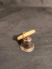 Vintage Sterling Silver Baby Rattle Featuring A Bell Attached To A Teething Ring