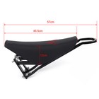 Motorcycle Saddle Seat E-bike Saddle For Stealth Bomber Beach Cruiser Pu   Iron
