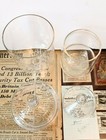 Vintage Lot Of 4 Glass Apothecary Candy Store Circus Tent Lid Jars 