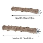  Wood Perch Stick Natural Bird Stand Parrot Perch Paw Beak 7 86inch 20cm