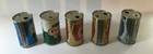 Canadian Beer Can Lot Push Top Button Top Molson Export Stock Ale Labatt s Blue
