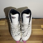 Women   s Riedell White Figure Skates Size 6 1 2
