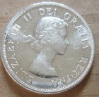 1960 Canada Silver One Dollar Coin  Nice Grade  rj307 
