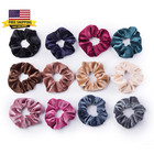 12 Pack Velvet Hair Scrunchies  Soft Velvet Scrunchies For Women                               