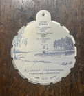 Vintage Soviet Metal Mechanical Fisherman s Reference  Rotating Disc  Ussr