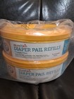 Munchkin Diaper Pail Refill Lavender Scent Holds 544 Diapers Lot Of 2