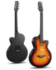 Moukey Bcc-100 Acoustic Electric Guitar 39  Cutaway With Passive Pickup Sunburst