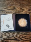 2017 W American Eagle One Ounce Silver Uncirculated Coin With Coa   Ogp