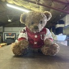 Dan Dee Teddy Bear Love U Plush Varsity Jacket Red   White 16    Bear Plush