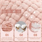 Muslin Burp Cloths Baby Girl 6 Pack 20 X 10 Ultra Soft   Absorbent 6 Layer 100 