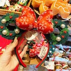Disneyparks Wreath Christmas Holiday Mickey Mouse Bow Minnie Ears Headband