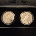 2025 Morgan And Peace Dollar Reverse Proof Silver Two Coin Set With Coa - S