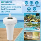 Bluetooth Floating Thermometer Pool  Spa Thermometers Ibs-p01b App Control Bath