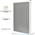 Portable Mini Crib Mattress Firm Waterproof Hypoallergenic Dust Mite Resistant