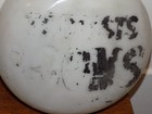 Vintage Tourist Rooms Milk Glass Globe
