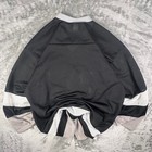 Rare Vintage British Knights Black white grey Mesh Hockey Jersey Size Xl