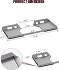 5 16  3 8  1 2  Quick Tach Attachment Mount Plate For Skid Steer Loader Tractors