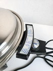 Vtg Webalco Stainless Steel Electric Skillet W lid   Powercord Tested Works